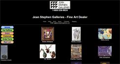 Desktop Screenshot of jeanstephengalleries.com